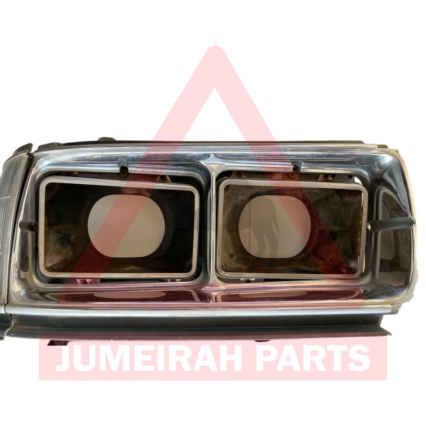 80 Series Chrome Quad Headlight Set