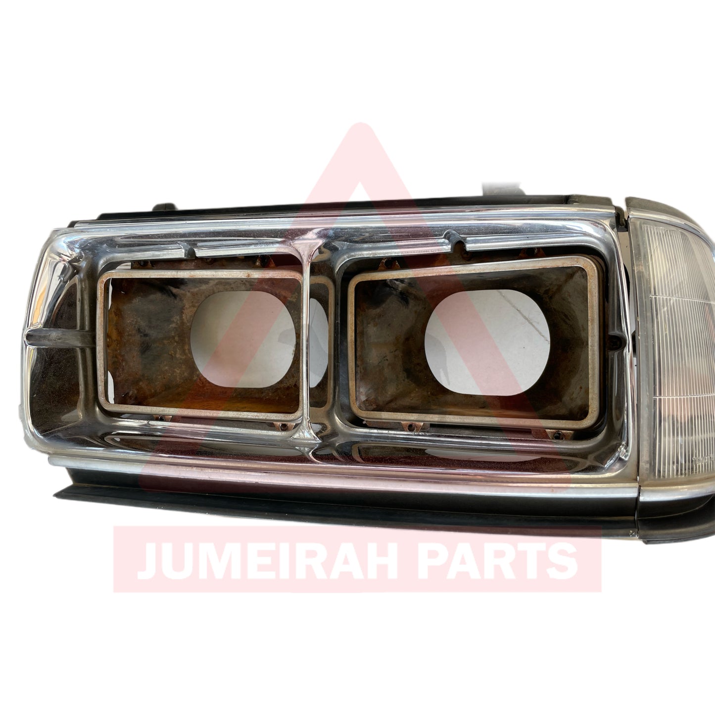 80 Series Chrome Quad Headlight Set
