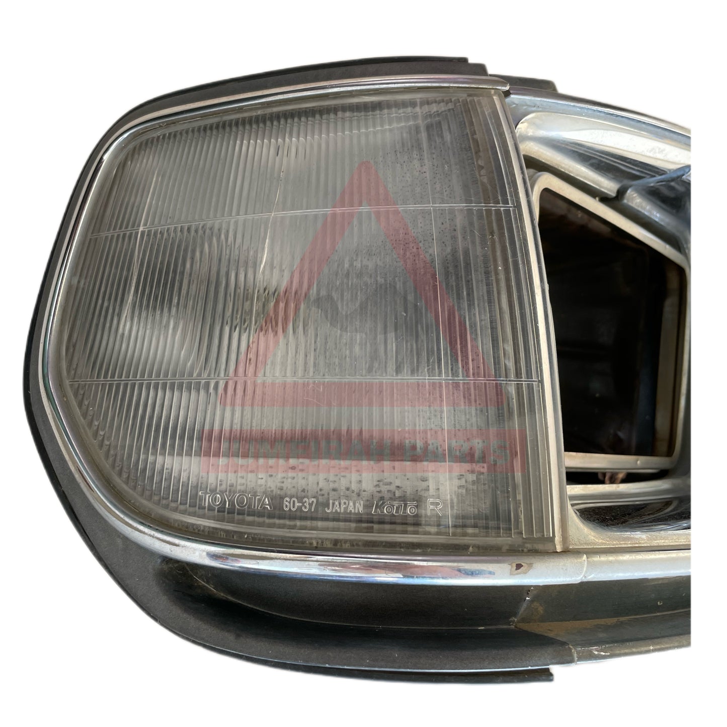 80 Series Chrome Quad Headlight Set