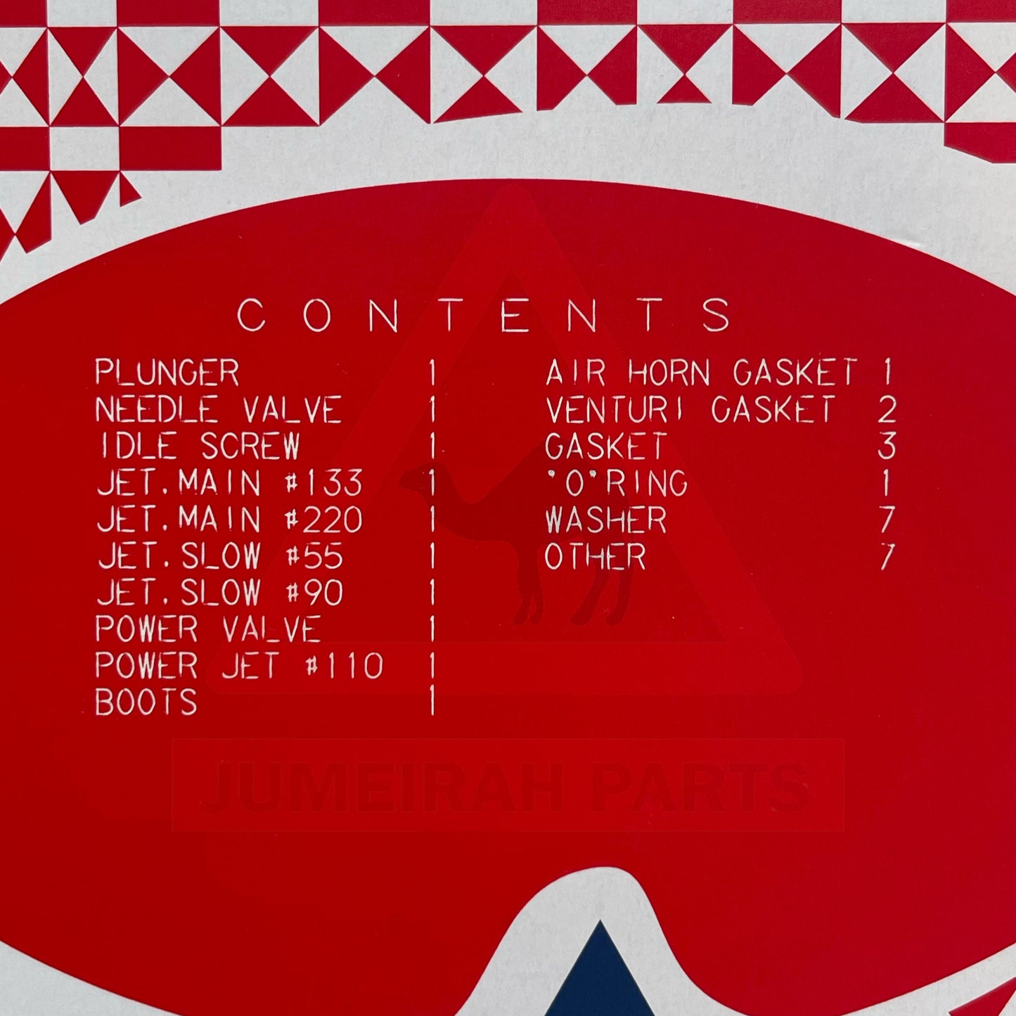 3F Carburetor Rebuild Kit GCC/ME Spec