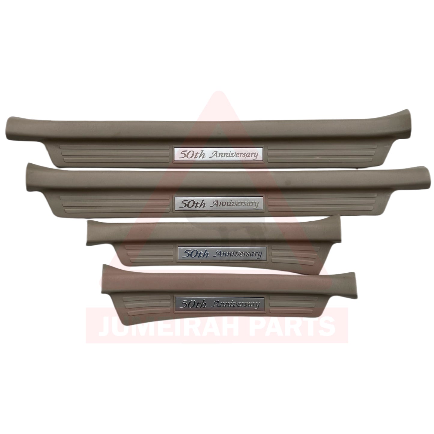 100 Series 50th Anniversary Door Scuff Plate Trim Set
