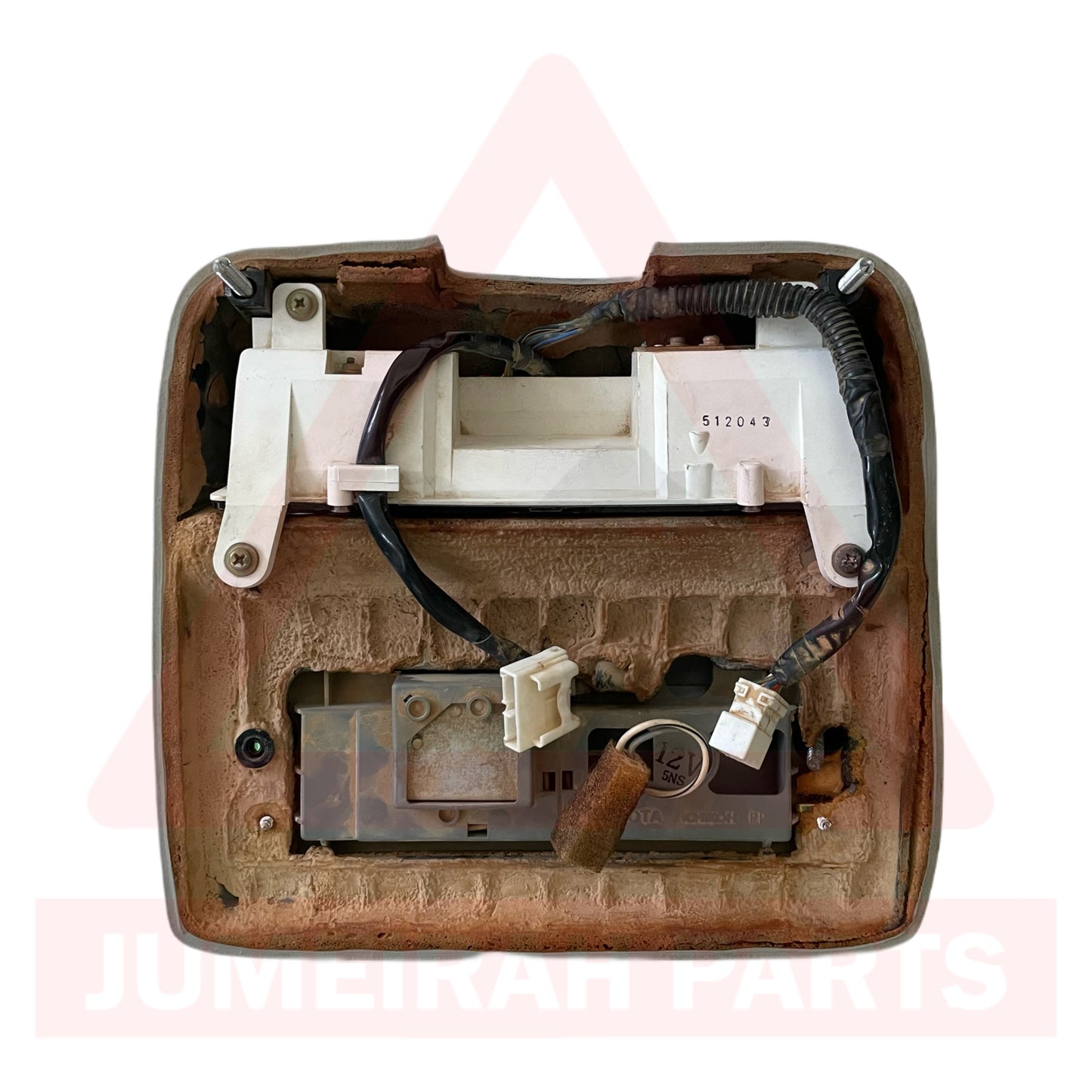 80 Series Subtank Overhead Console w/ Compass and LHD Sun Visor Set