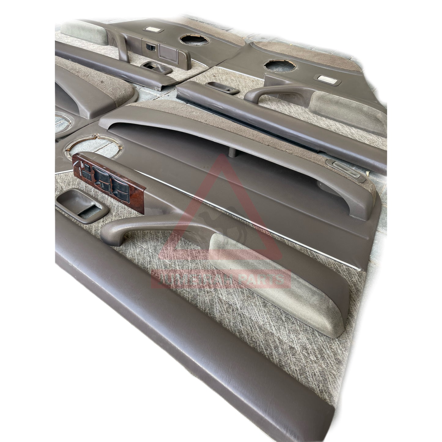 80 Series VX/VX-R Cloth Beige Door Card Set