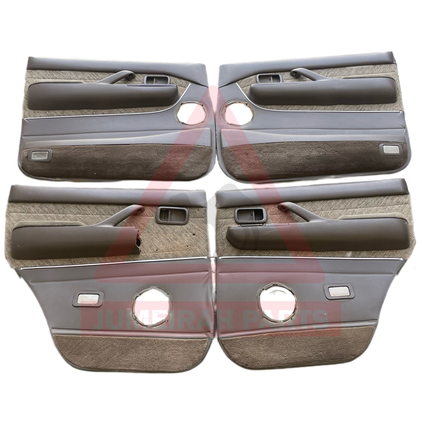 80 Series VX/VX-R Cloth Beige Door Card Set