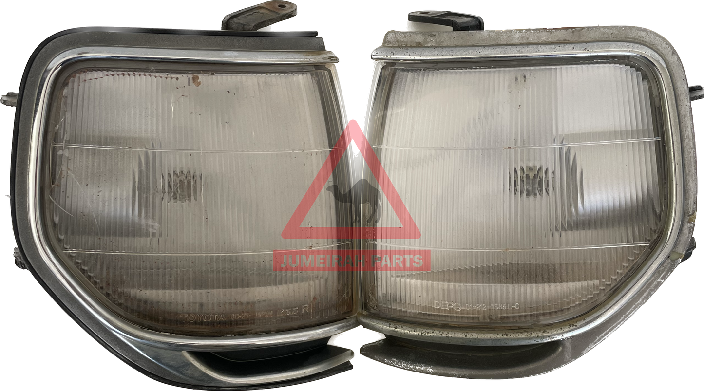 80 Series Black Quad Headlight Set