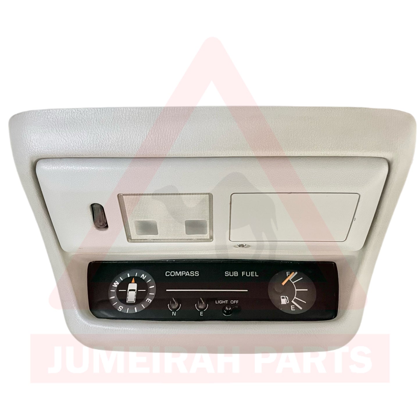 80 Series Subtank Overhead Console w/ Compass and LHD Sun Visor Set
