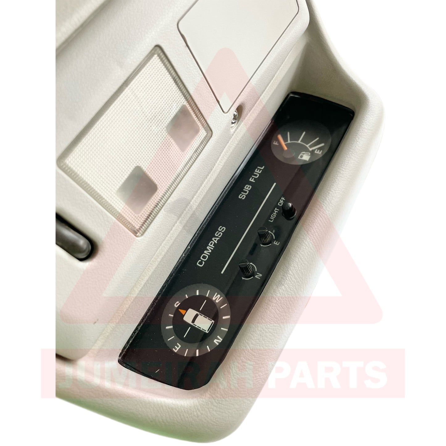 80 Series Subtank Overhead Console w/ Compass and LHD Sun Visor Set