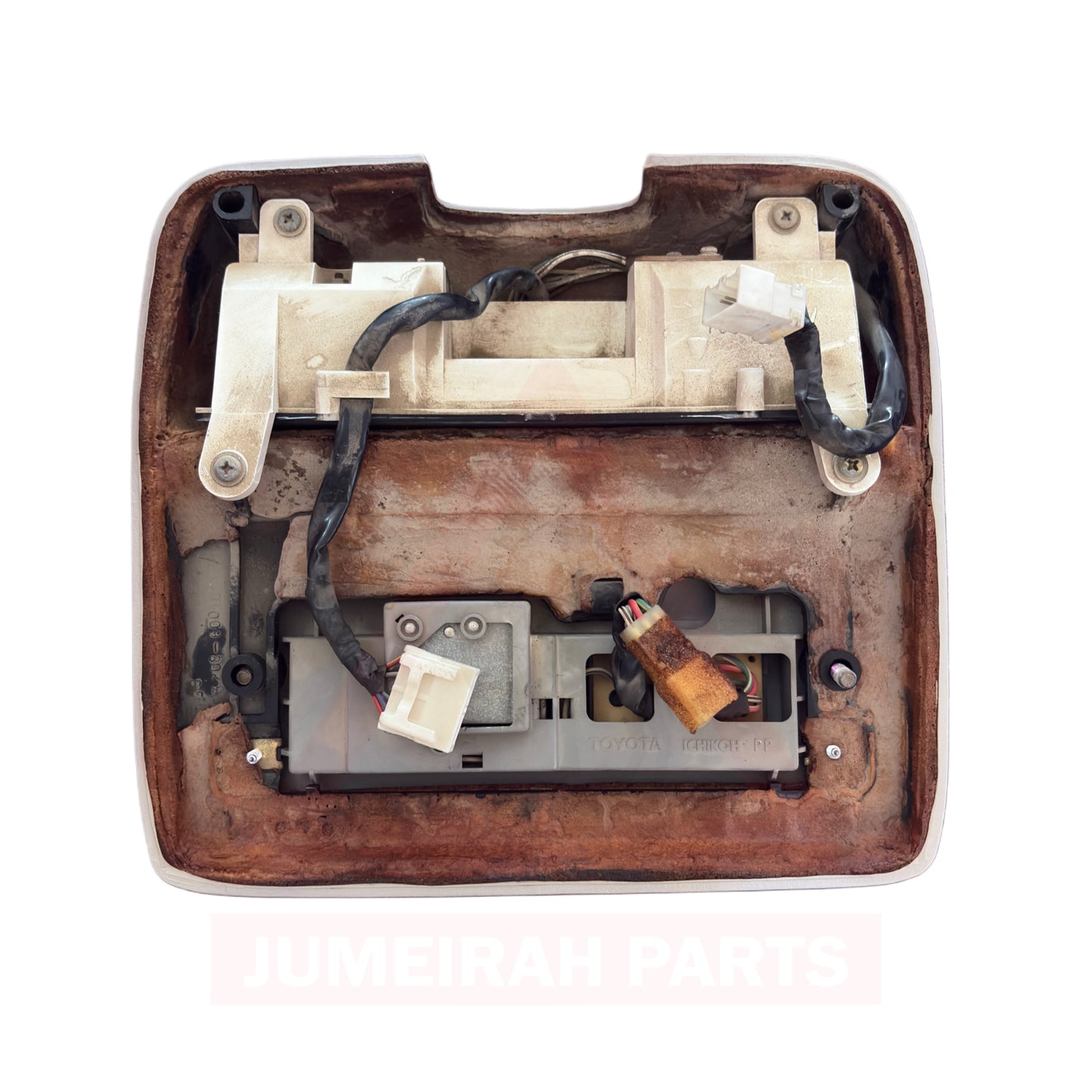 80 Series Subtank Overhead Console w/ Compass and LHD Sun Visor Set