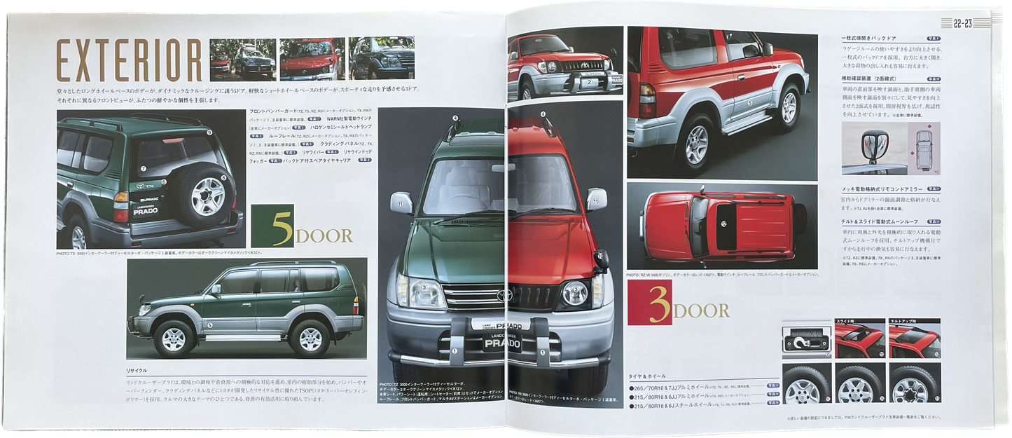 Prado 90 JDM Brochure 1996