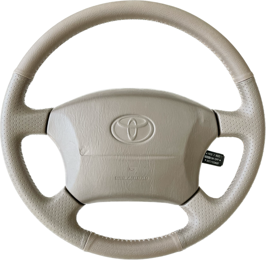 100 Series Steering Wheel Beige 1998-2002 (Refurbished)
