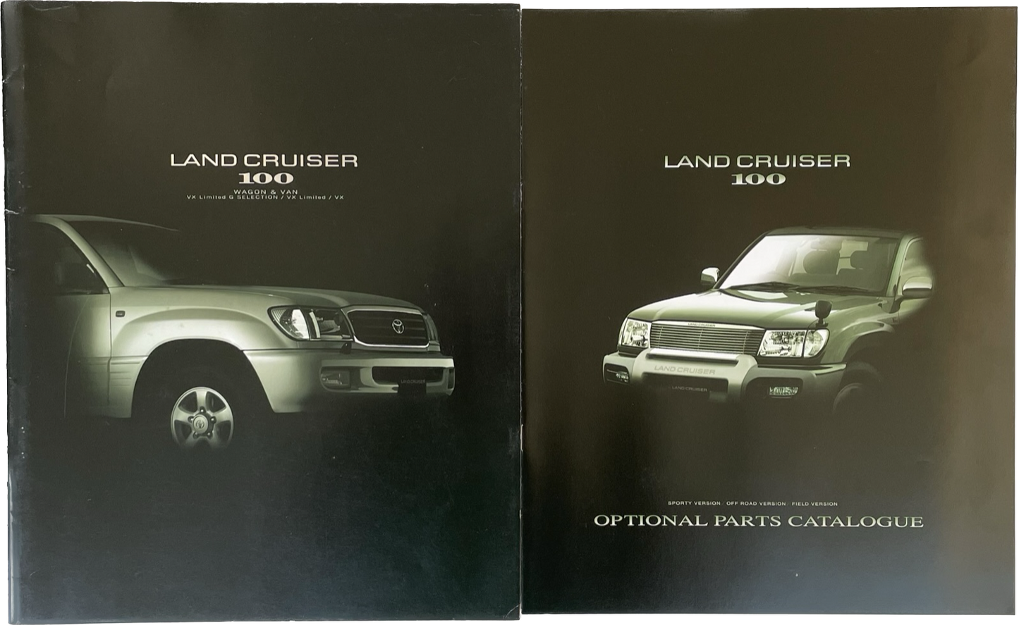 100 Series JDM Brochure w/ Optional Parts Catalogue 1998